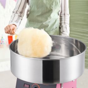 Electric Cotton Candy Machine, 1000W Candy Floss Maker, Commercial Cotton Candy Machine With Stainless Steel Bowl, And Sugar Scoop, Perfect For H (Option: Pink)