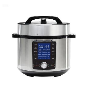 Electric Pressure Cooker, Stainless Steel Pot, Electric Pressure Multi-functional Pot, Cooking Pot (Option: 8 Quarts)